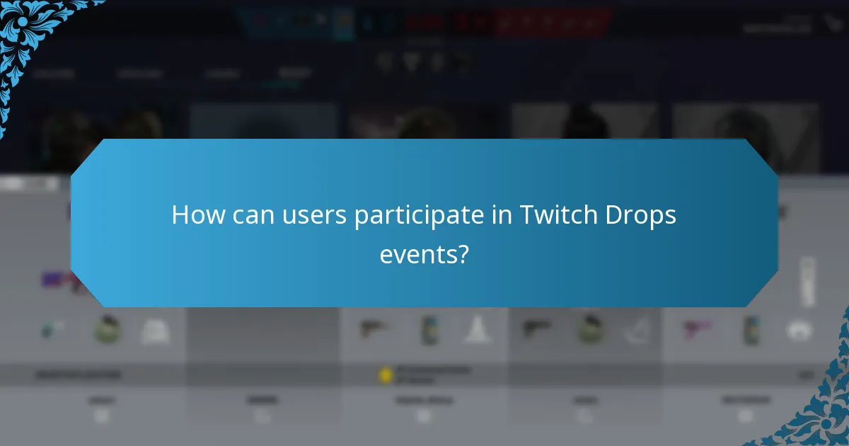 What promotional events utilise Twitch Drops?