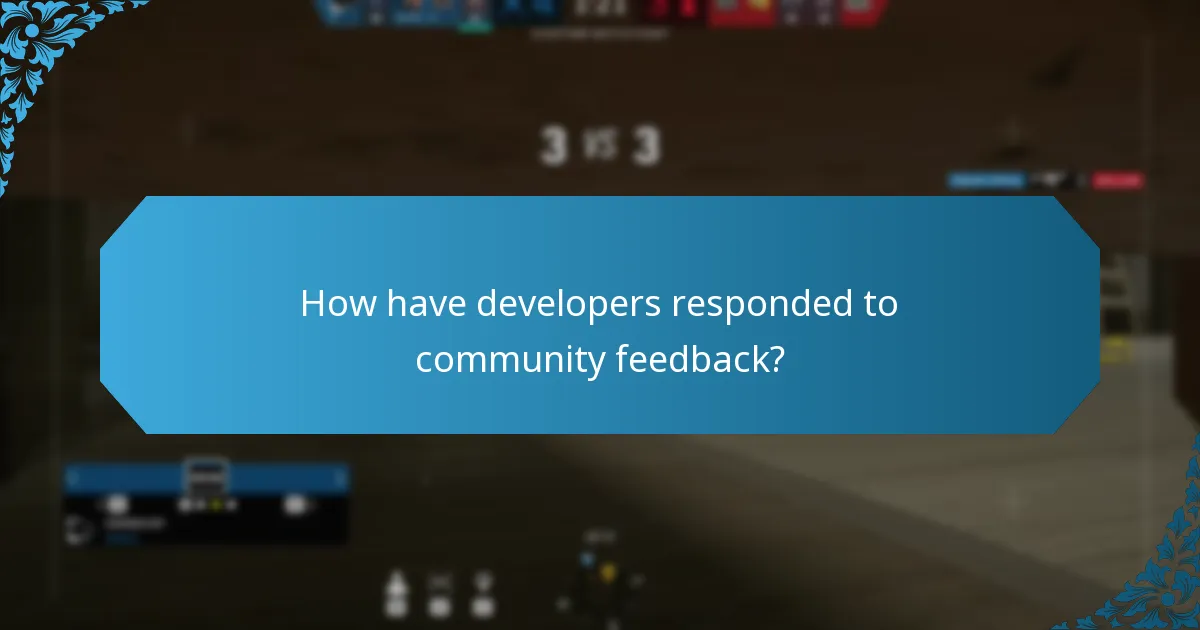 How have developers responded to community feedback?