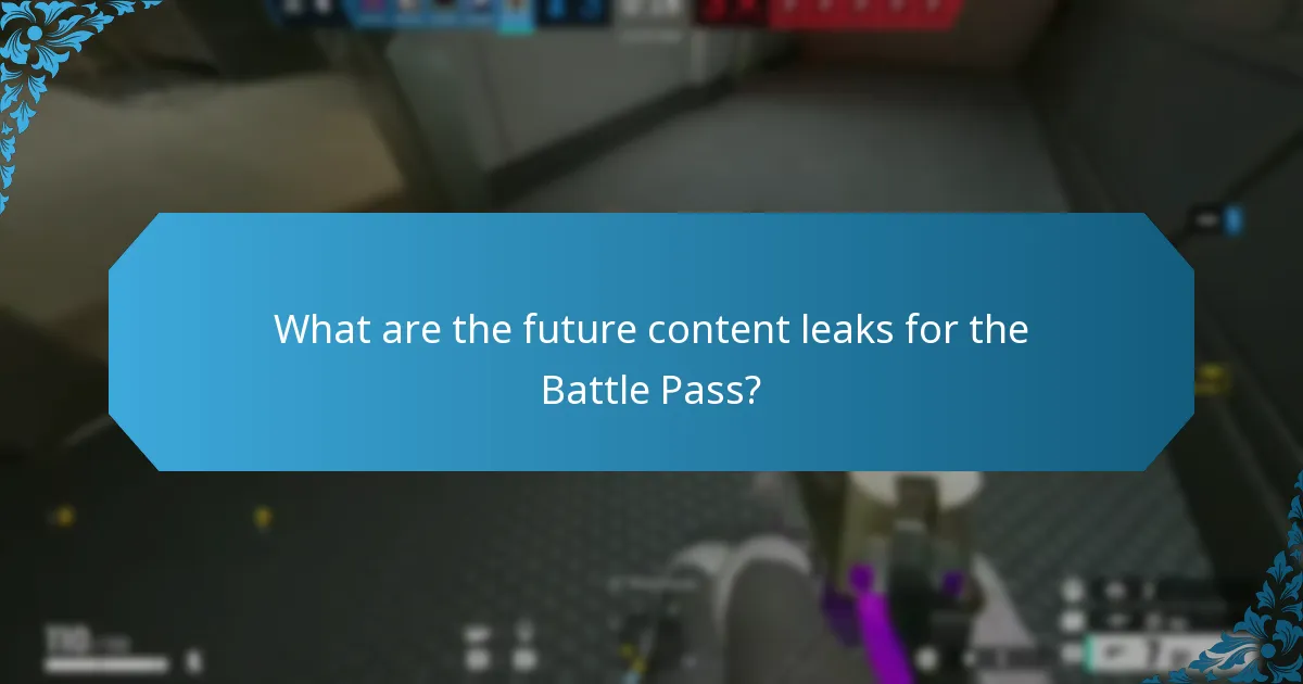 How is the community discussing Battle Pass leaks?